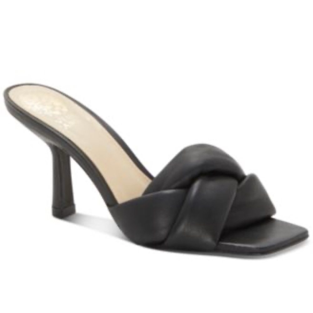 Vince Camuto Black Joieana puff Sandal